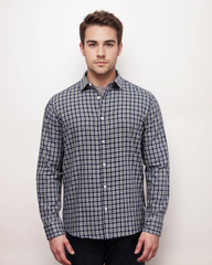 Casual Full Shirt - Navy Casual Full Shirt - Navy