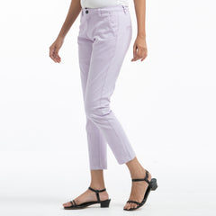 Adjustable Ladies Chinos - violet Adjustable Ladies Chinos - violet