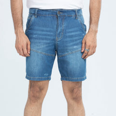 2Q Denim Shorts - Mid Blue 2Q Denim Shorts - Mid Blue