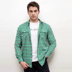 Casual Full Shirt - Green Casual Full Shirt - Green