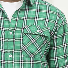 Casual Full Shirt - Green Casual Full Shirt - Green
