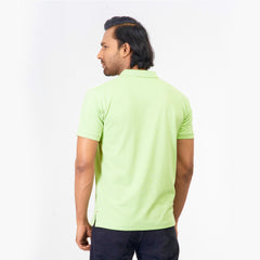 Cut & Sew Polo -  Moss Green Cut & Sew Polo -  Moss Green