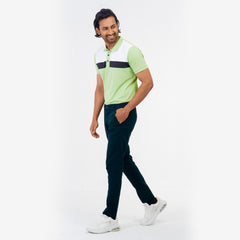 Cut & Sew Polo -  Moss Green Cut & Sew Polo -  Moss Green