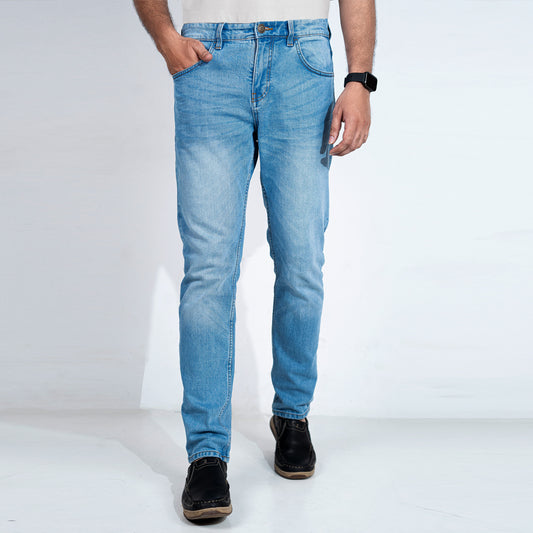 Comfort Stretch Semi Fit Jeans - Light Blue