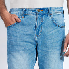 Comfort Stretch Semi Fit Jeans - Light Blue Comfort Stretch Semi Fit Jeans - Light Blue