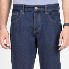 Comfort Stretch Semi Fit Jeans -  Navy Comfort Stretch Semi Fit Jeans -  Navy