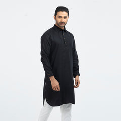 Premium Kabli Panjabi - Black Premium Kabli Panjabi - Black