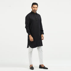 Premium Kabli Panjabi - Black Premium Kabli Panjabi - Black