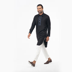 Premium Kabli Panjabi - Black Premium Kabli Panjabi - Black