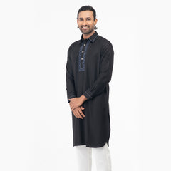 Premium Kabli Panjabi - Black Premium Kabli Panjabi - Black