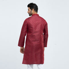 premium panjabi - Maroon premium panjabi - Maroon