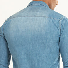 Denim Shirt - Casual Light Blue Denim Shirt - Casual Light Blue