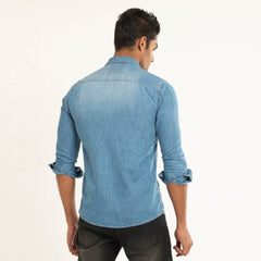 Denim Shirt - Casual Light Blue Denim Shirt - Casual Light Blue