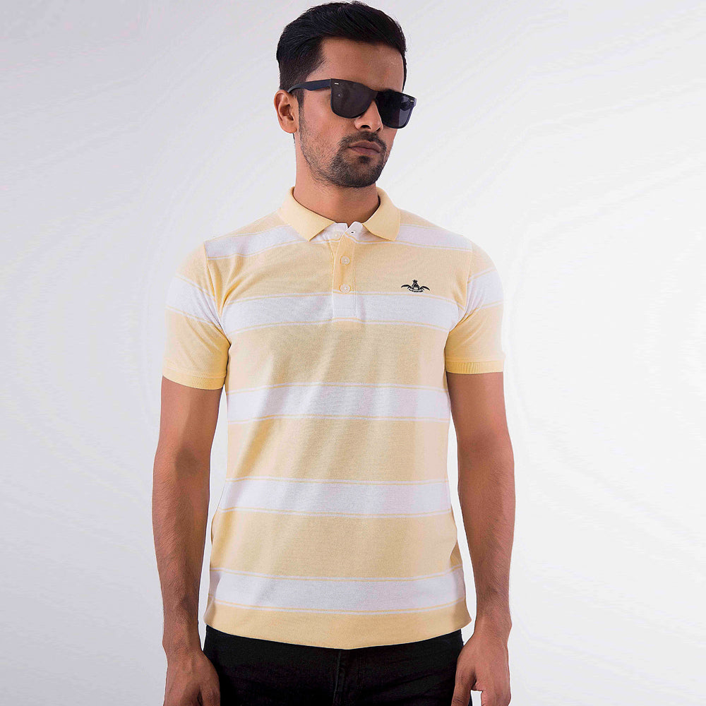 Polo Stripe-Yellow - Masculine Polo Stripe-Yellow - Masculine