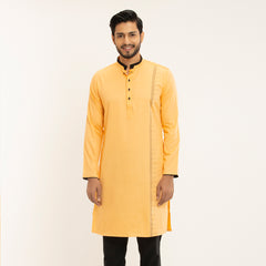 Casual Panjabi- Light Orange - Masculine Casual Panjabi- Light Orange - Masculine