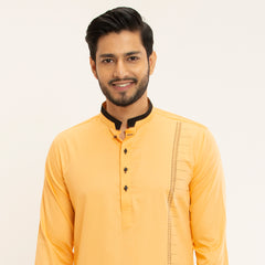 Casual Panjabi- Light Orange - Masculine Casual Panjabi- Light Orange - Masculine
