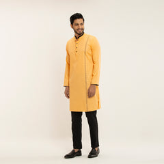 Casual Panjabi- Light Orange - Masculine Casual Panjabi- Light Orange - Masculine