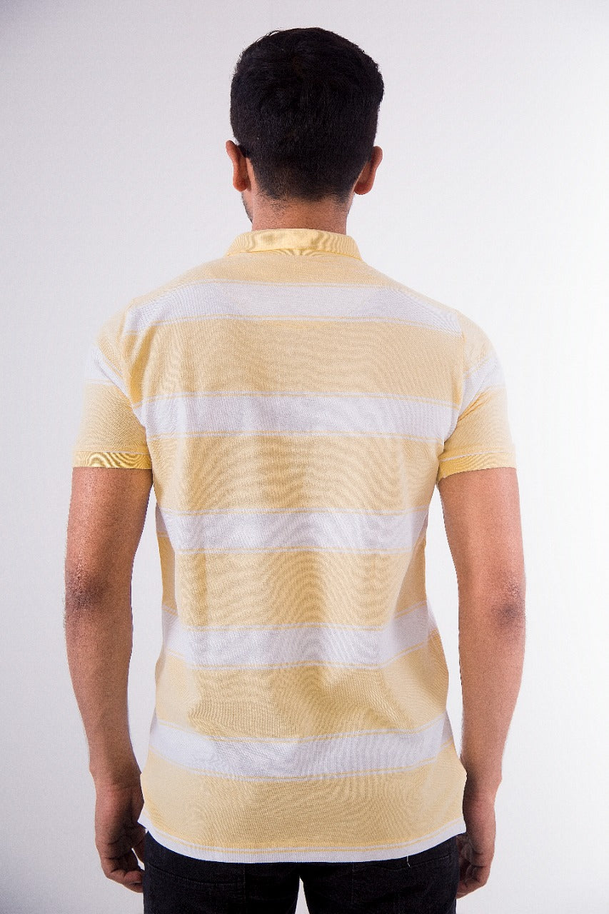 Polo Stripe-Yellow - Masculine Polo Stripe-Yellow - Masculine