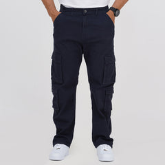 8-Pocket Twill Cargo Pant - Navy