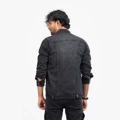 Trucker Denim Vintage Jacket - Charcoal