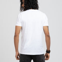 Round Neck Solid T-shirt - White