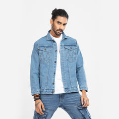 Trucker Denim Vintage Jacket - Light Blue