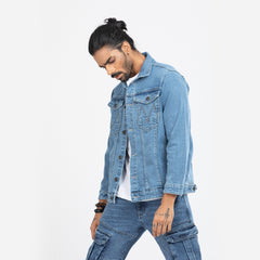 Trucker Denim Vintage Jacket - Light Blue