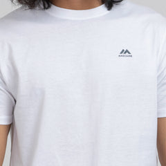 Round Neck Solid T-shirt - White