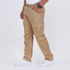 8-Pocket Twill Cargo Pant - Biscuit