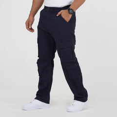 8-Pocket Twill Cargo Pant - Navy