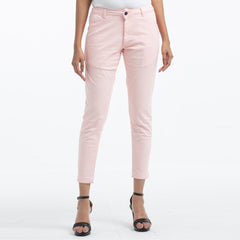 Adjustable Ladies Chinos - Pink