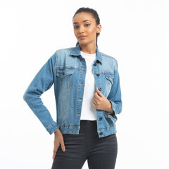 Ladies Denim jacket - Light Blue