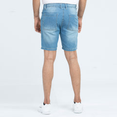 2Q Denim Shorts - Light Blue