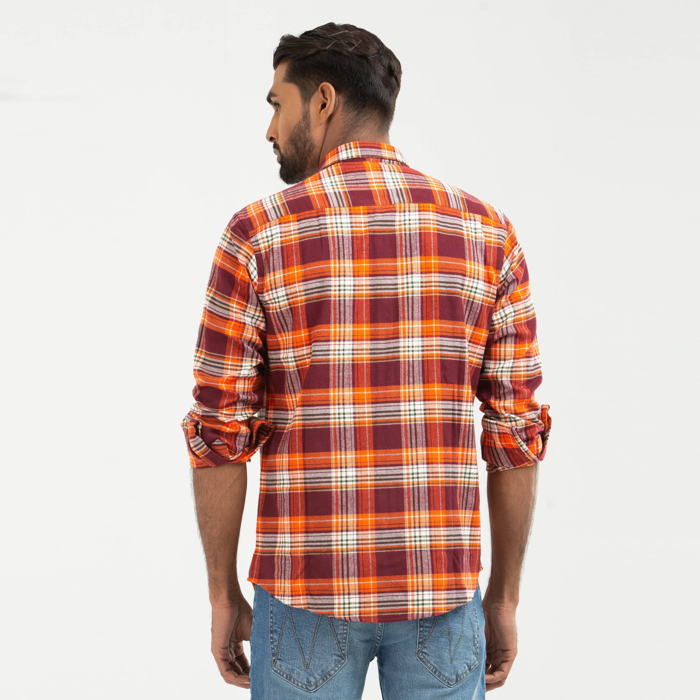 Long Sleeve Flannel Shirt - Tenn Orange