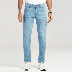Comfort Stretch Semi Fit Jeans - Light Blue