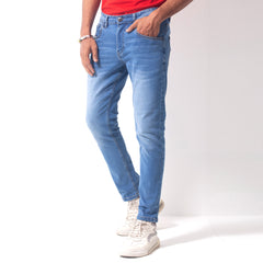 Stretchable Vintage Jeans Pant - Mid blue