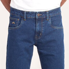 Comfort Stretch Semi Fit Jeans - Dark Blue