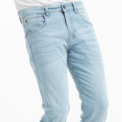 Semi Fit Denim Jeans Stretchable - Super Light