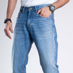 Comfort Stretch Semi Fit Jeans - Skyline