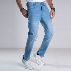 Faded Stretch Semi Fit Jeans - Legacy Blue