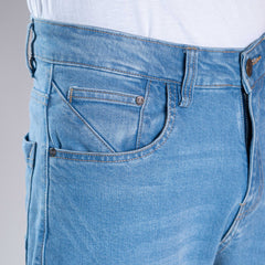 Faded Stretch Semi Fit Jeans - Legacy Blue