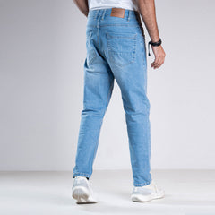 Faded Stretch Semi Fit Jeans - Legacy Blue