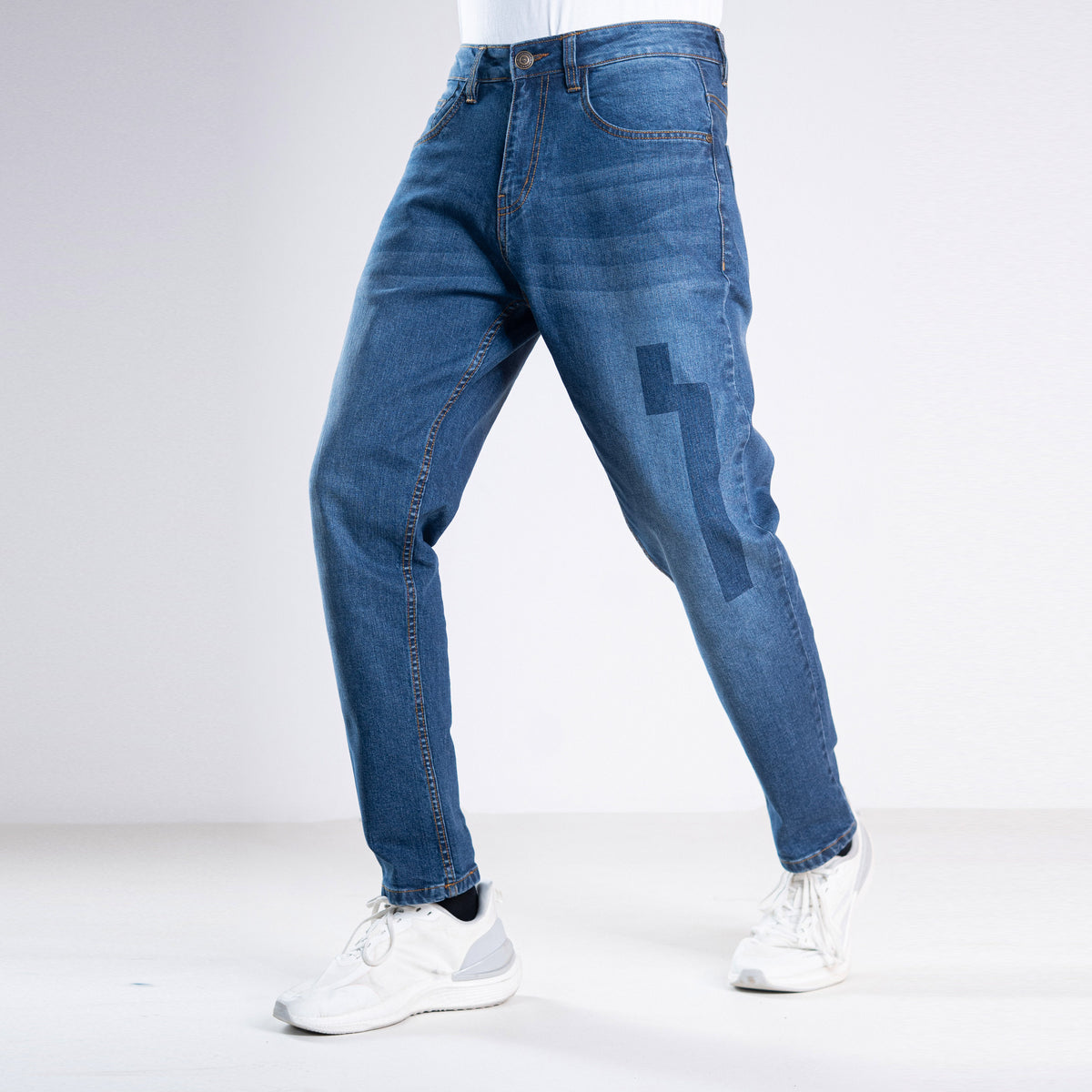 Comfort Stretch Semi Fit Jeans -  Avalanche Blue