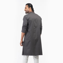 Embro Semi Fit Panjabi - Charcoal