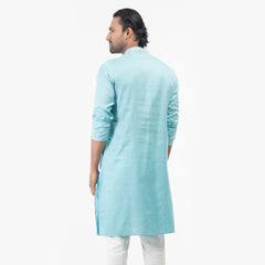 Embro Semi Fit Panjabi - Turquoise