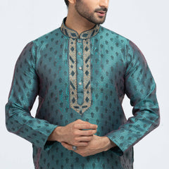 premium panjabi - Green