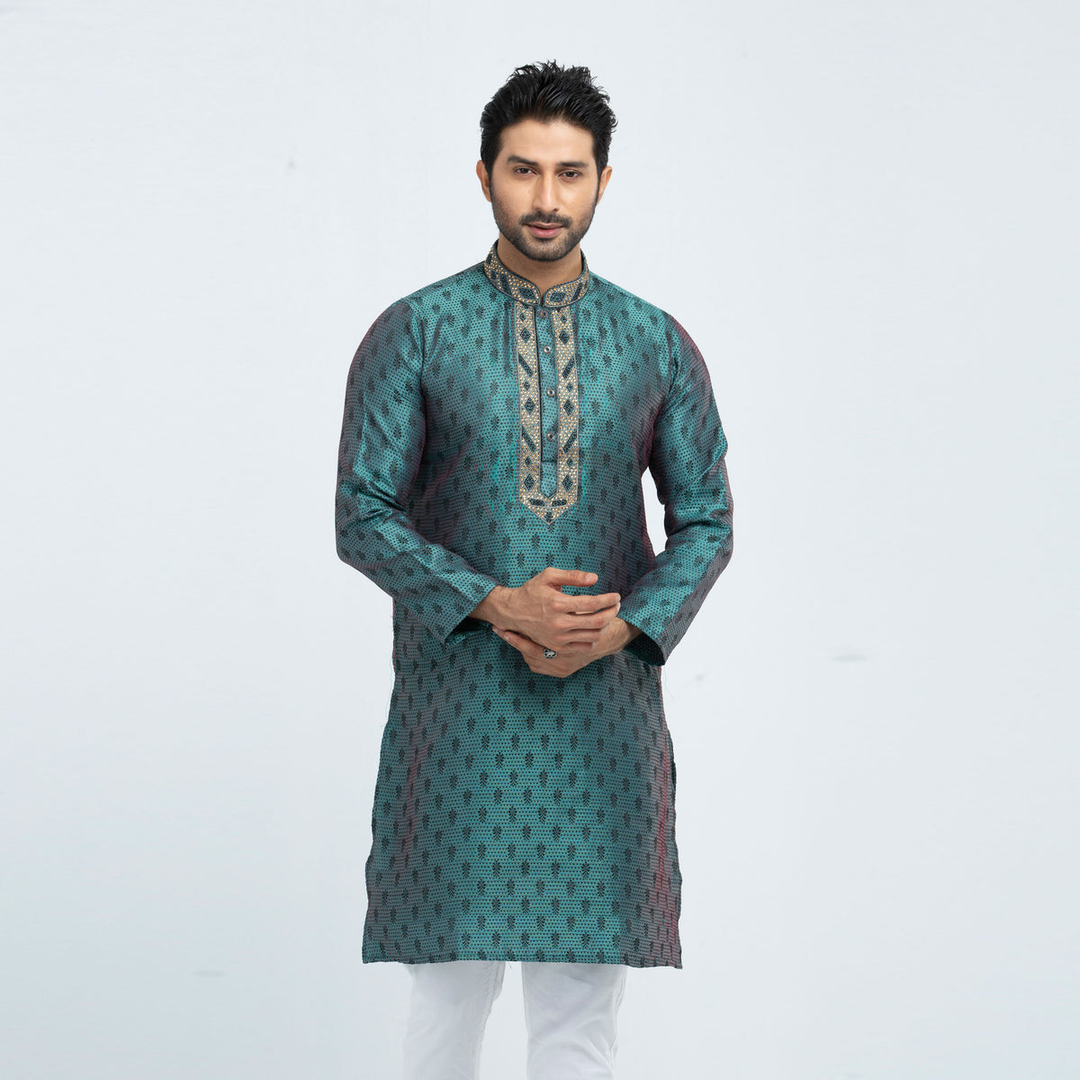 premium panjabi - Green