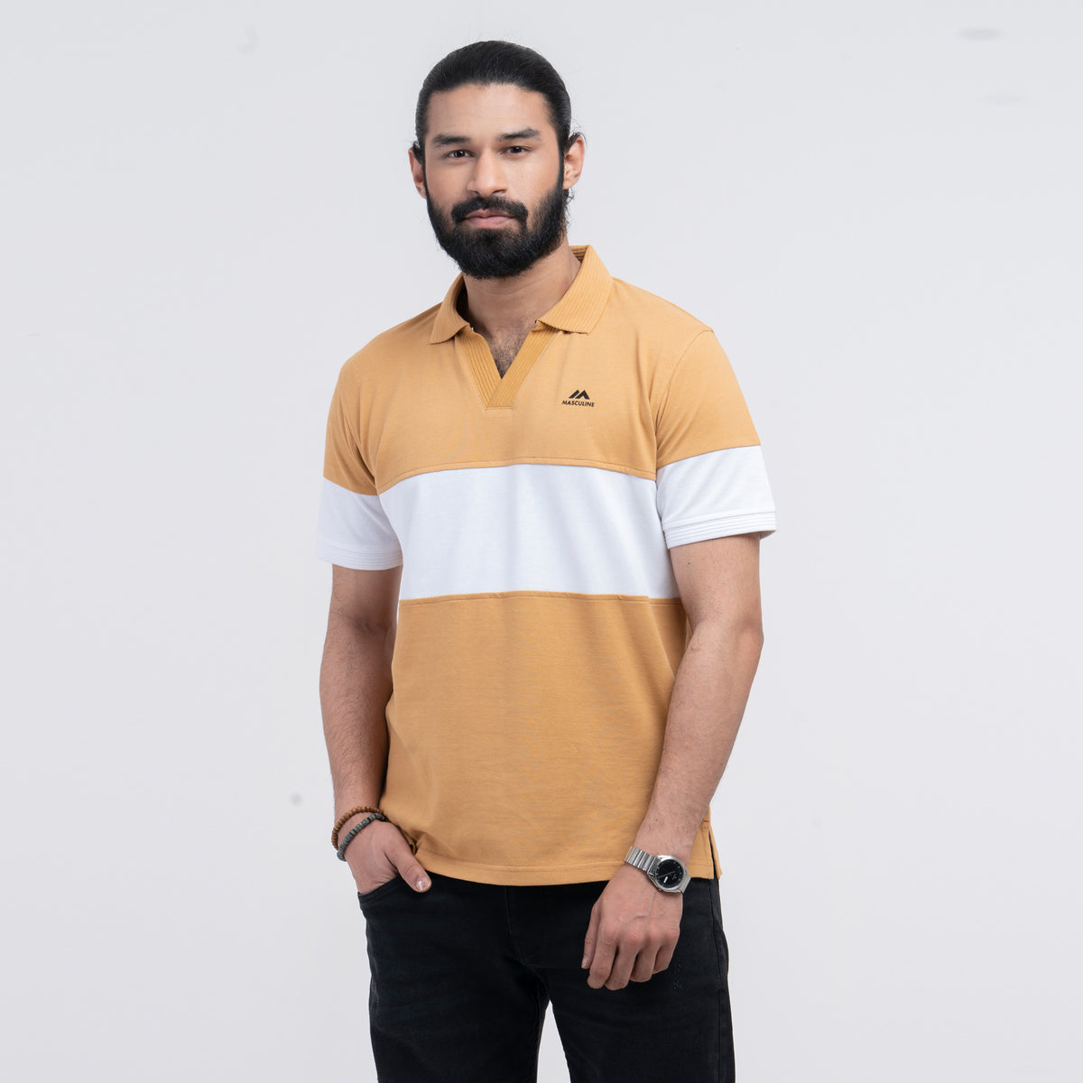 Cut & Sew Polo - Apple Cinnamon