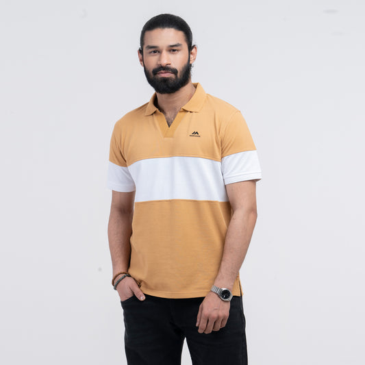 Cut & Sew Polo  - Apple Cinnamon