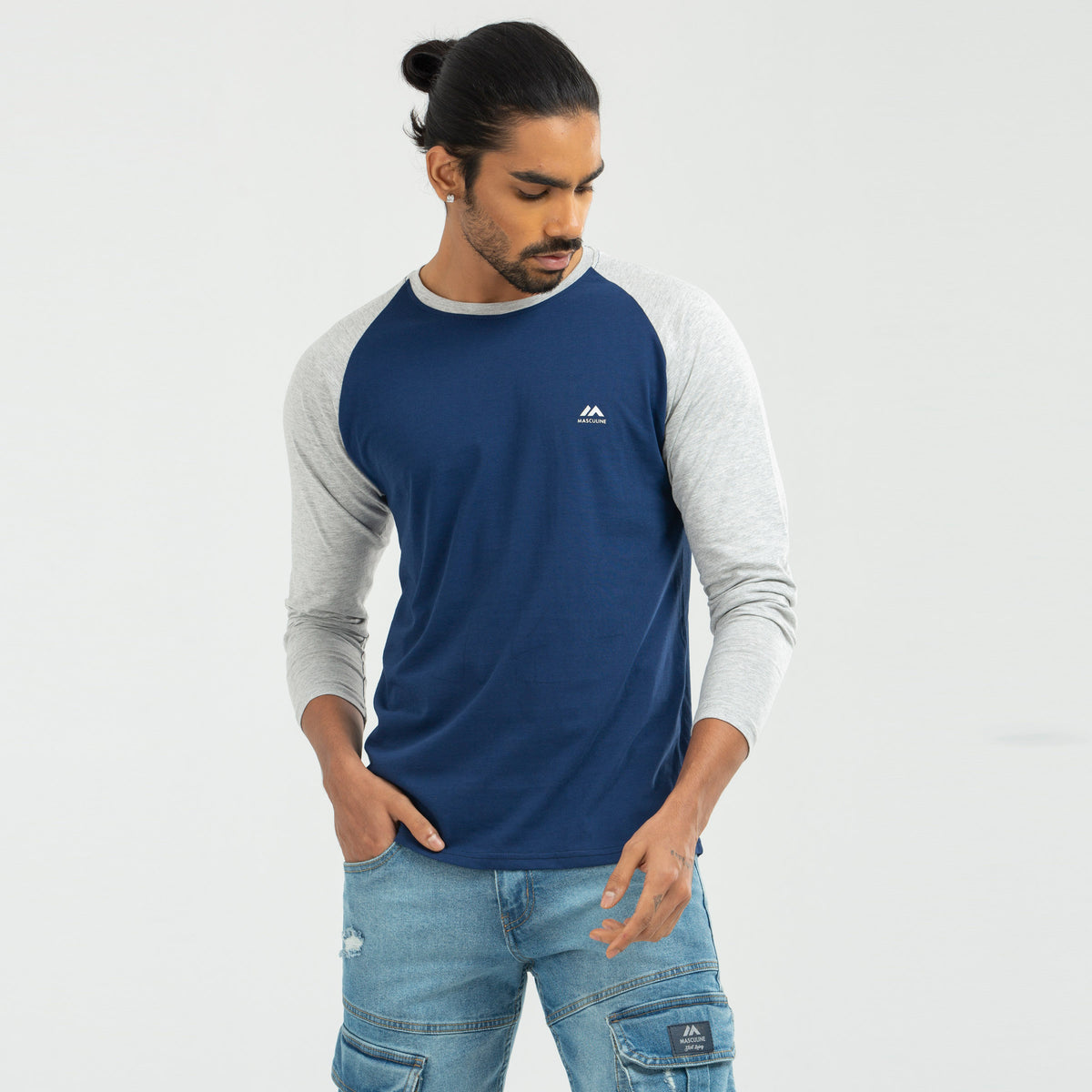 Raglan Long Sleeve T-shirt - Royal